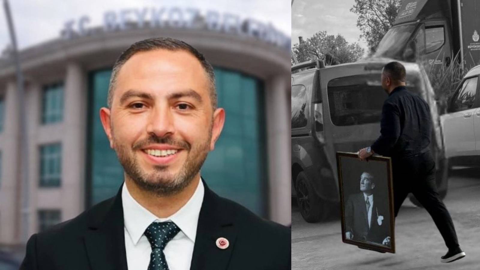 baskanvekili akpye gecince ataturk portresini alarak istifa etmisti beykoz belediye baskan yardimcisi melih karakayadan aciklama XjcJYBxG