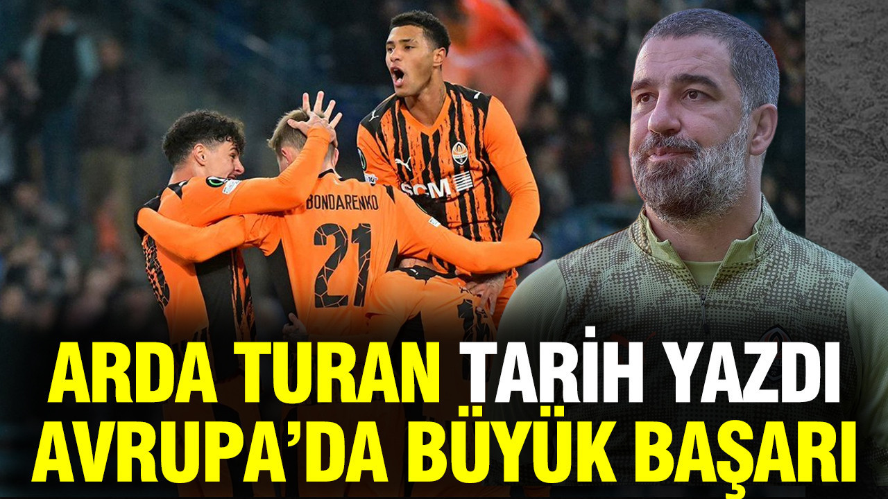 Arda Turan ile Shakhtar Donetsk, Konferans Ligi’nde Yarı Finale Yükseldi