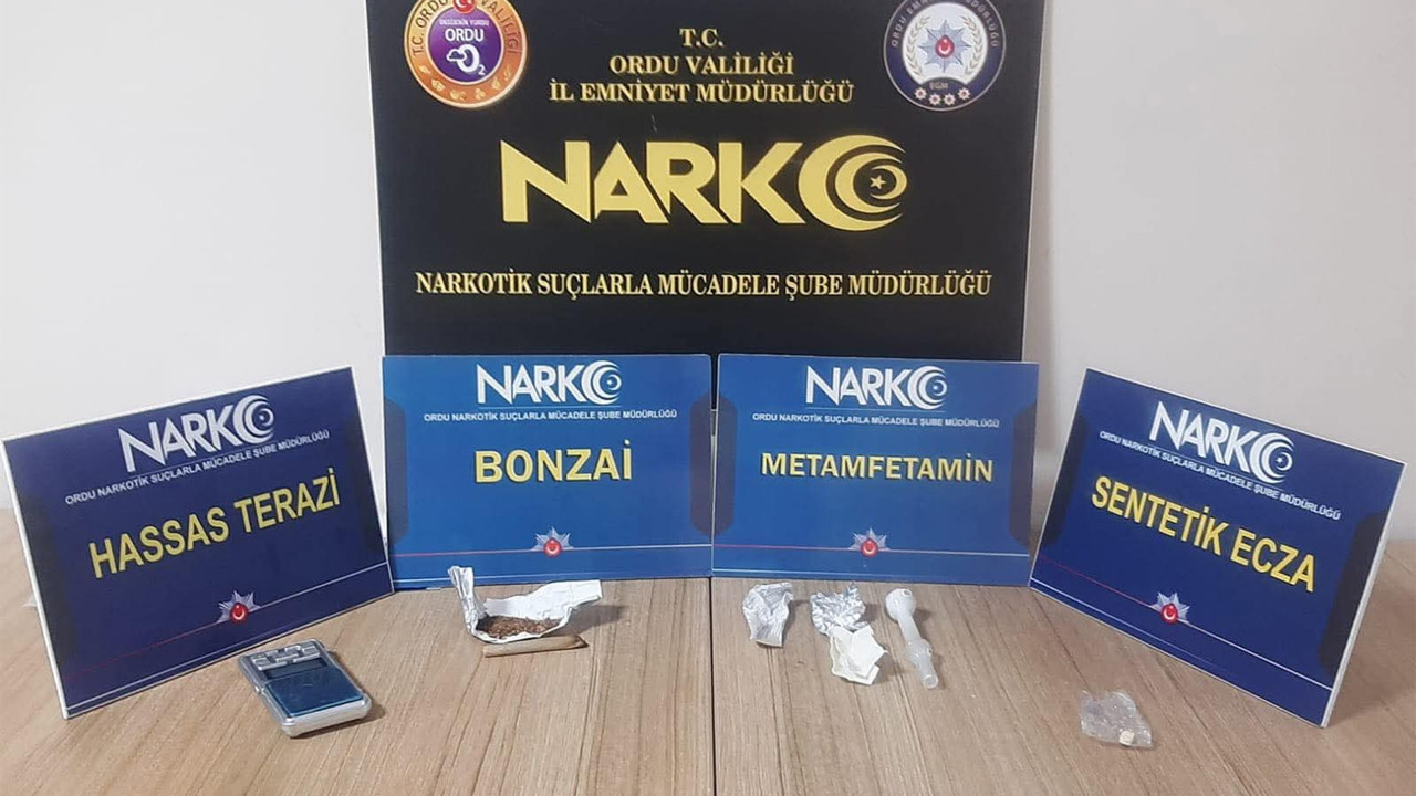 Ordu’da Uyuşturucu Operasyonları: 3 Kişi Tutuklandı